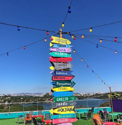 Restaurante Trip Food na Pampulha com vista para a Lagoa da Pampulha. Belo Horizonte vai ganhar mais uma unidade do restaurante Trip Food.