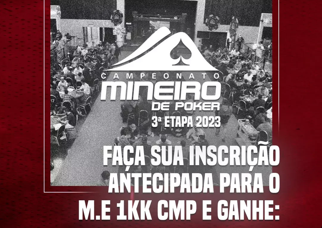 Campeonato Mineiro de Poker – 3ª Etapa