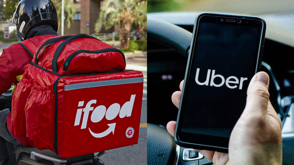 Integração de apps do iFood com a Uber começa em Belo Horizonte; entenda a parceria