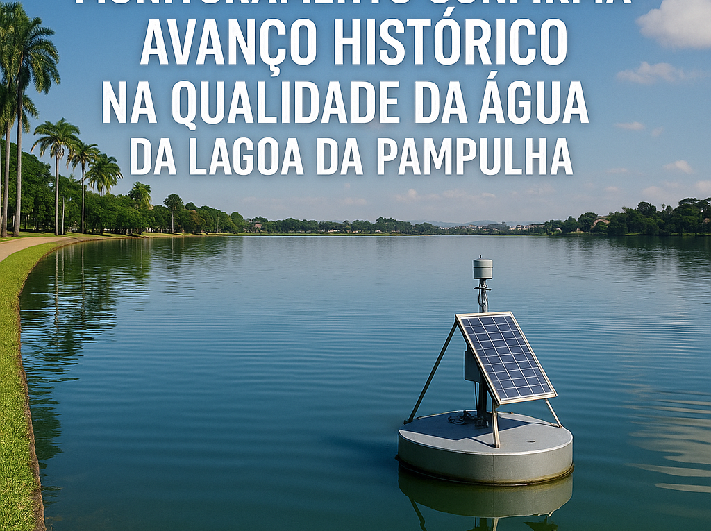 Monitoramento confirma avanço histórico na qualidade da água da Lagoa da Pampulha