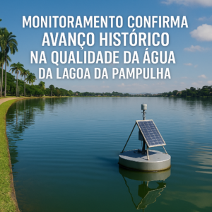 Monitoramento confirma avanço histórico na qualidade da água da Lagoa da Pampulha