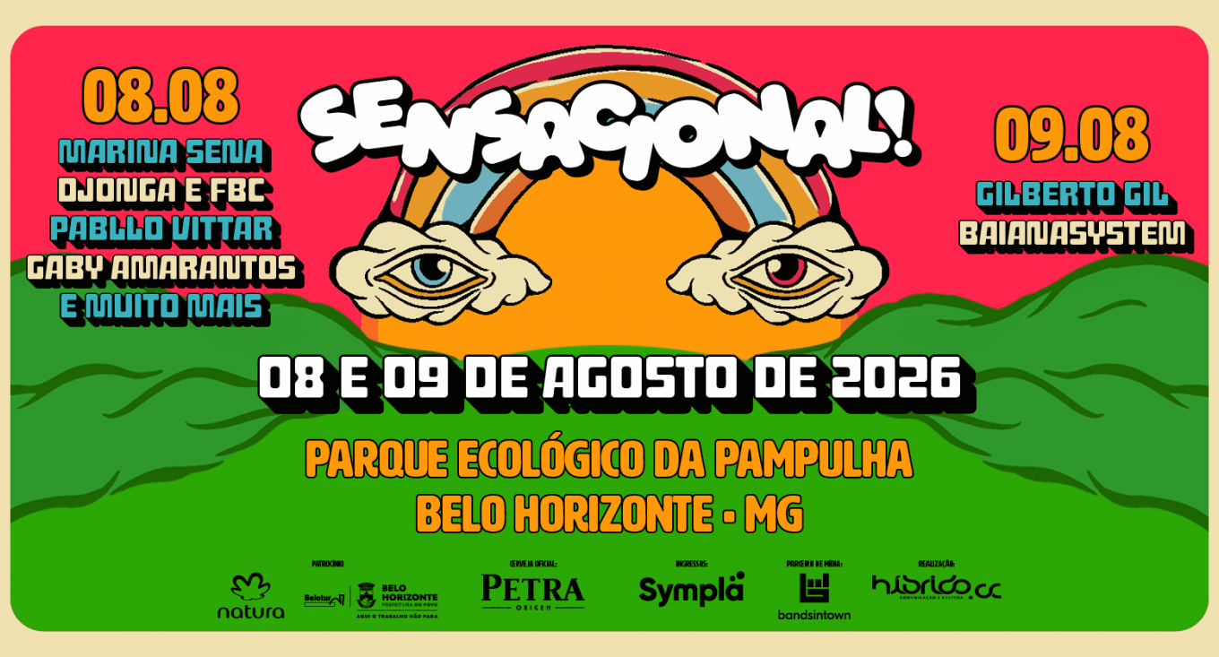 Festival Sensacional! 2026 - dois dias de experiência, cultura e música de verdade