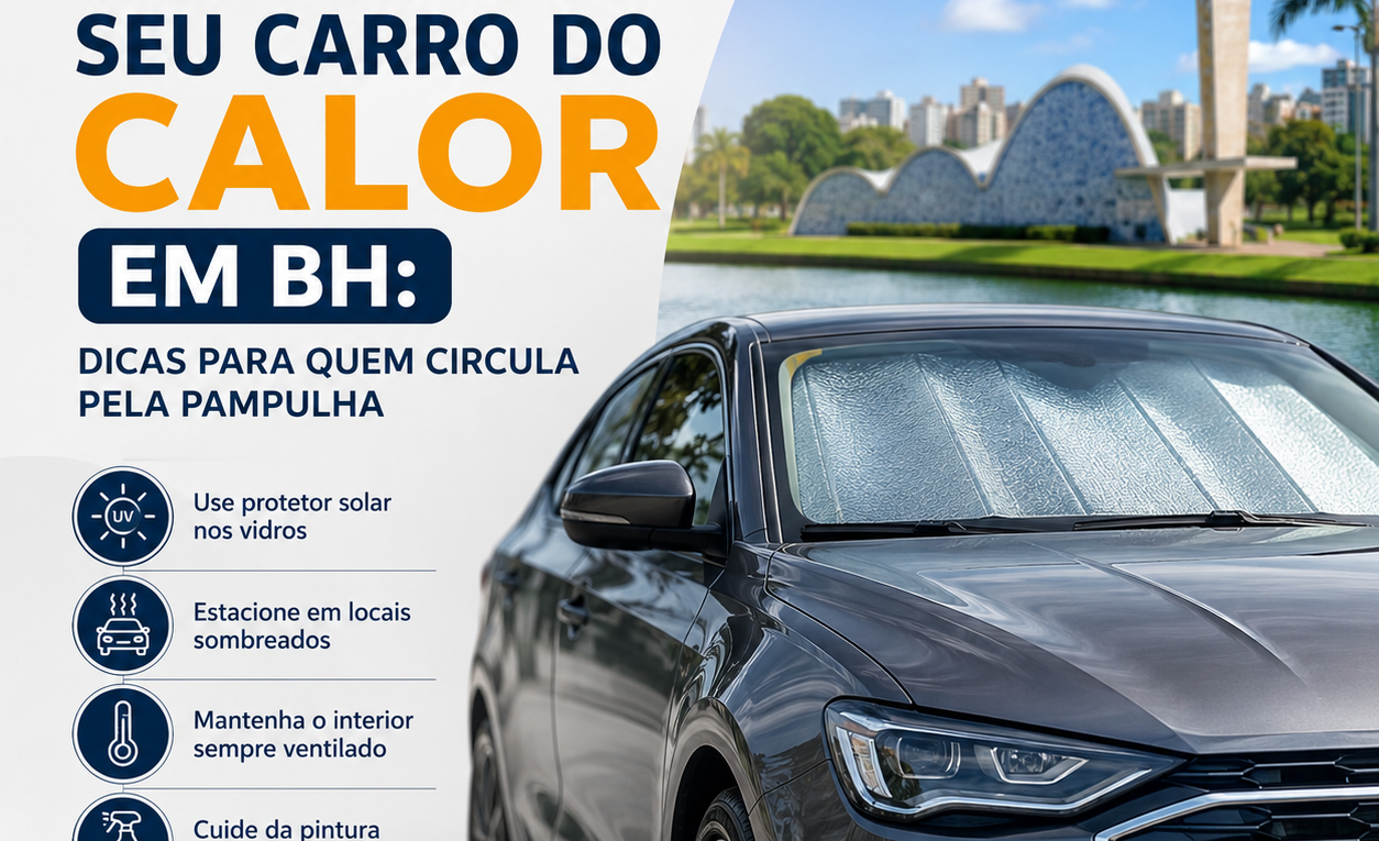 Como proteger seu carro do calor em BH dicas para quem circula pela Pampulha - Confort Film