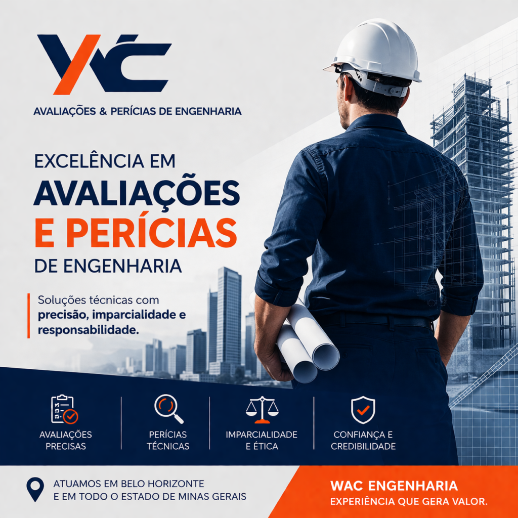 WAC empresa especialista em Avaliações e Perícias de Engenharia em BH